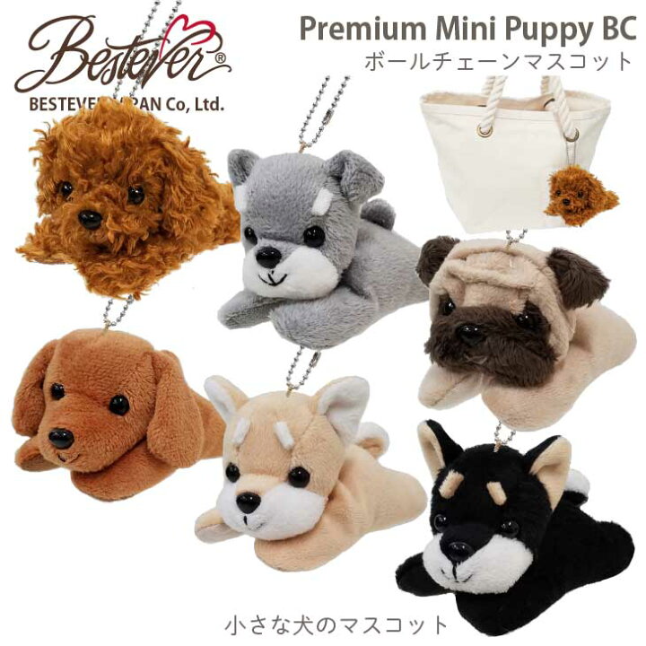 楽天市場 Sale 30 Off Bestever ぬいぐるみ ミニ 可愛い 犬 マスコット クリーナー プチギフト バッグチャーム ボールチェーン Premium Puppy プレミアムパピー トイプードル シュナウザー パグ ダックス 柴犬 黒柴 シバイヌ ベストエバージャパン ベスト