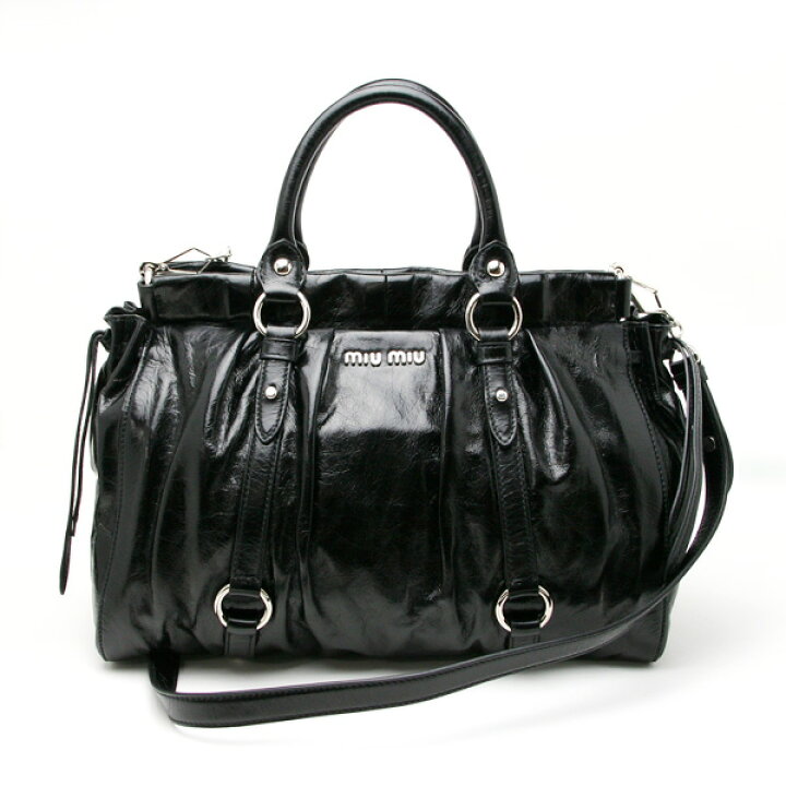 楽天市場】☆ポイント5倍☆ミュウミュウ MIUMIU【VITELLO LUX】2WAY  