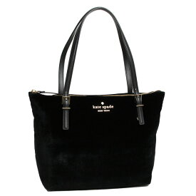 ★ポイント5倍★ケイトスペード Kate spade【small maya】 ベルベット トートバッグ black (ブラック) PXRU8460 001【送料無料】 【あす楽対応】 【コンビニ受取】 【海外配送】 【国際配送】