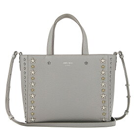 ★ポイント5倍★ジミーチュウ JIMMY CHOO【PEGASI/S TOTE / ぺガシ】 ミックススタースタッズ付き 2WAY トートバッグ グレー / ミックス PEGASI/S TOTE UUF 204 MOONSTONE/MIX【送料無料】 【あす楽対応】 【コンビニ受取】 【海外配送】 【国際配送】