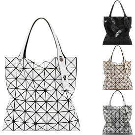 ★ ★バオバオ イッセイミヤケ BAO BAO ISSEY MIYAKE【PRISM BASICS / プリズム 7×7】 トートバッグ SHINY ホワイト ブラック ベージュ シルバー 全4色 BB AG047【送料無料】 【コンビニ受取可】 【海外配送 可】 【国際配送】