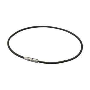 RAKUWA 磁気チタンネックレス BULLET ブラック/ブラック(4940756389294)