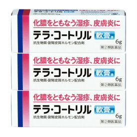 【第(2)類医薬品】テラ・コートリル軟膏a 6g 【3個セット】【メール便】【お取り寄せ】(4987123701686-3)