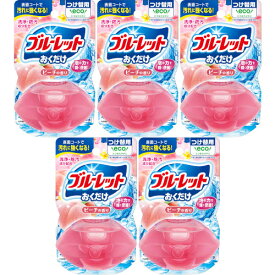 液体ブルーレットおくだけ つけ替用 ピーチの香り 70ml【5個セット】【定形外郵便】(4987072090992-5)