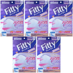 フィッティ ブレステック やや大きめサイズ ホワイト 5枚【5個セット】【メール便】(4901957215607-5)