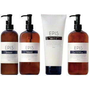 �y4��Z�b�g�zEPIS ���C�X�`���A�Z����300ml�����C�X�`���[���[�V����500ml���t�F�C�X�E�H�b�V��200ml���N�����W���O�W�F��500ml(4571529250017_000_031_024)