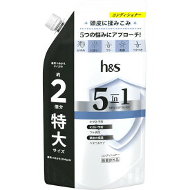 h＆s 5in1 コンデイショナー つめかえ特大サイズ 560g(4987176243379)