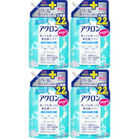 アクロン ナチュラルソープの香り つめかえ用大 850ml【4個セット】(4903301344612-4)