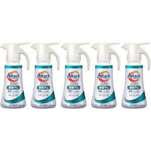 アタックZERO 部屋干し ワンハンドタイプ 380g【5個セット】(4901301435668-5)