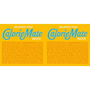 【2個セット】カロリーメイト ブロック バニラ味 4本【メール便】(4987035648918-2)