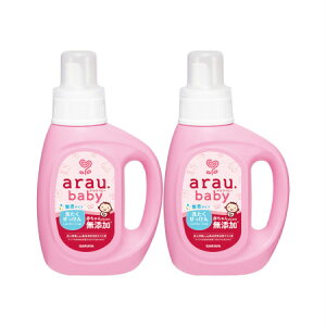 サラヤ アラウ.ベビー 洗たくせっけん 無香タイプ 800mL 【2個セット】(4973512258695-2)