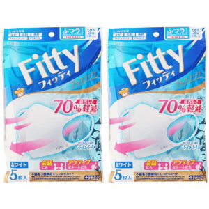 フィッティ ブレステック ふつうサイズ ホワイト 5枚【2個セット】【メール便】(4901957215614-2)