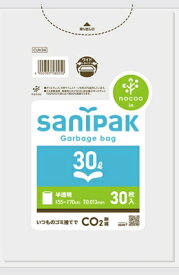 CUH34 nocoo in 30L 半透明 30枚【メール便】(4902393580250)