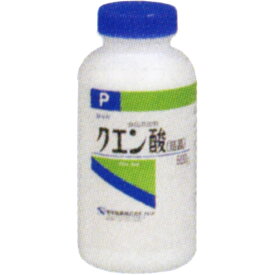 健栄製薬 クエン酸（結晶） P 【食品添加物】 500g【5個セット】【お取り寄せ】(4987286407890-5)