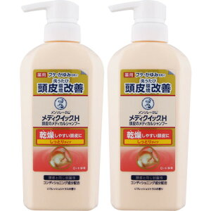 メディクイックH 頭皮のメディカルシャンプー しっとり ポンプ 320ml【2個セット】(4987241192168-2)