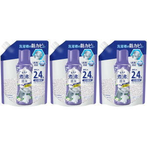 【3個セット】レノア煮沸レベル消臭抗菌ビーズ 洗濯槽の防カビ クリーンフレッシュの香りつめかえ用特大 1040ml(4987176247476-3)