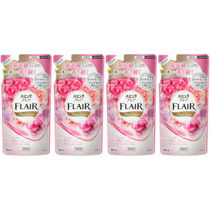 【4個セット】ハミングフレア フローラルスウィート つめかえ用 360ml(4901301438508-4)