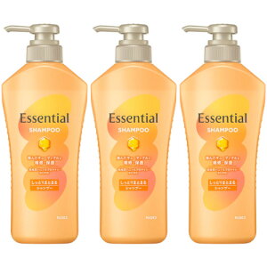 【3個セット】エッセンシャル しっとりまとまる シャンプー ポンプ 450ml(4901301436504-3)