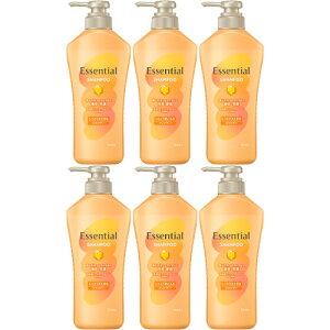 【6個セット】エッセンシャル しっとりまとまる シャンプー ポンプ 450ml(4901301436504-6)