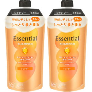 【2個セット】エッセンシャル しっとりまとまる シャンプー つめかえ用 300ml(4901301436528-2)