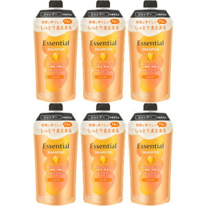 【6個セット】エッセンシャル しっとりまとまる シャンプー つめかえ用 300ml(4901301436528-6)