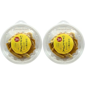【2個セット】管理栄養士おすすめ 3種のバナナチップス 100g(4537221216522-2)