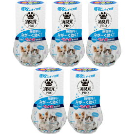 消臭元PRO ペット 無香料 400ml【5個セット】(4987072096741-5)