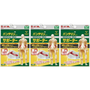 【3個セット】バンテリンコーワサポーター 腰用しっかり加圧タイプ ふつうサイズ 1枚(4987067464005-3)