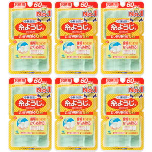 糸ようじ 60本【6個セット】(4987072025895-6)