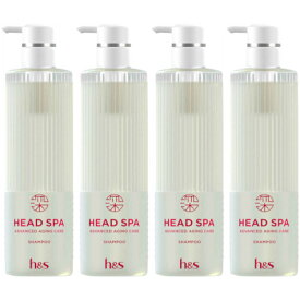 【4個セット】h＆s 深ヘッドスパ アドバンスドエイジングケア シャンプー ポンプ 435g(4987176310866-4)