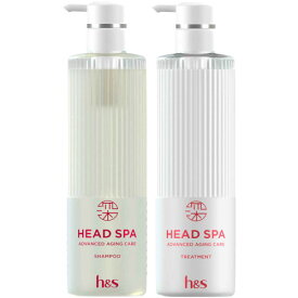 【ペアセット】h＆s 深ヘッドスパ アドバンスドエイジングケア シャンプー＆トリートメント ポンプ 435g(4987176310866_798)