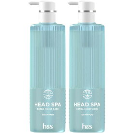 【2個セット】h＆s 深ヘッドスパ エクストラモイストケア シャンプー ポンプ 435g(4987176310804-2)