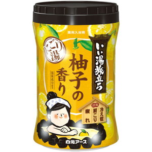 いい湯旅立ちボトル にごり湯 柚子の香り 600g(4901559224892)