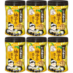 【6個セット】いい湯旅立ちボトル にごり湯 柚子の香り 600g(4901559224892-6)