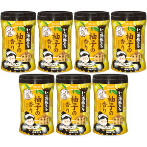 【7個セット】いい湯旅立ちボトル にごり湯 柚子の香り 600g(4901559224892-7)