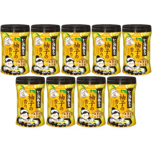 【9個セット】いい湯旅立ちボトル にごり湯 柚子の香り 600g(4901559224892-9)