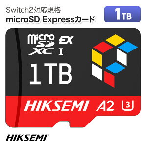 y\̔zHIKSEMI \ microSD ExpressJ[h 256GB/512GB/1TB ő900MB/s PCIe NVMe A2 U3 V30 Switch 2 ΉKiE4KœK ivۏؕt