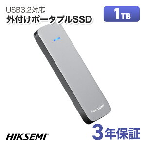 HIKSEMI |[^uSSD 1TB 1050MB/s 3D NAND e y RpNg ϋvQ OtSSD ՌɋA~{fB ] USB-C/USB-AΉ HS-ESSD-Elite-1T