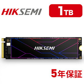【レビュー特典対象商品】HIKSEMI SSD 1TB 放熱シート付き 高耐久性(TBW:1800TB) NVMe SSD PCIe Gen 4.0×4 読み取り:7,450MB/s 書き込み:6,600MB/s 【新型PS5】PS5 動作確認済 拡張可能 内蔵 M.2 Type 2280 3D TLC NAND かんたん取付け 国内5年保証