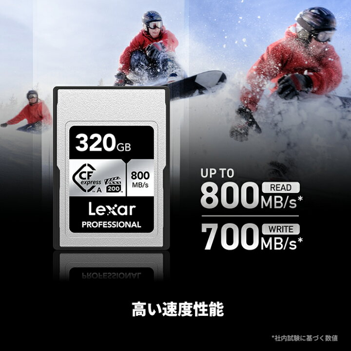 楽天市場】Lexar CFexpress Type A カード SILVER シリーズ 高耐久pSLC 