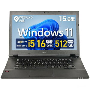 yςݕizNEC VK16 15.6^ m[gp\R 8 Corei5 16GB VSSD 512GB WEBJ OteL[ Officet Win11 Pro WiFi HDMI DVD VKT16-8i5-16-512