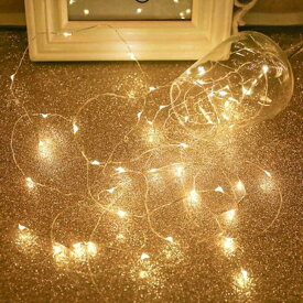 イルミネーションライト LED 灯串 装飾 銅祝日 結婚式 パーティー クリスマス 防水防雨仕様白　6個セット　3M*6