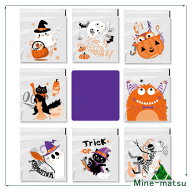 在庫処分 ハロウィン 2 100枚入り ラッピング お菓子 かわいい ギフトバック Halloween限定 袋