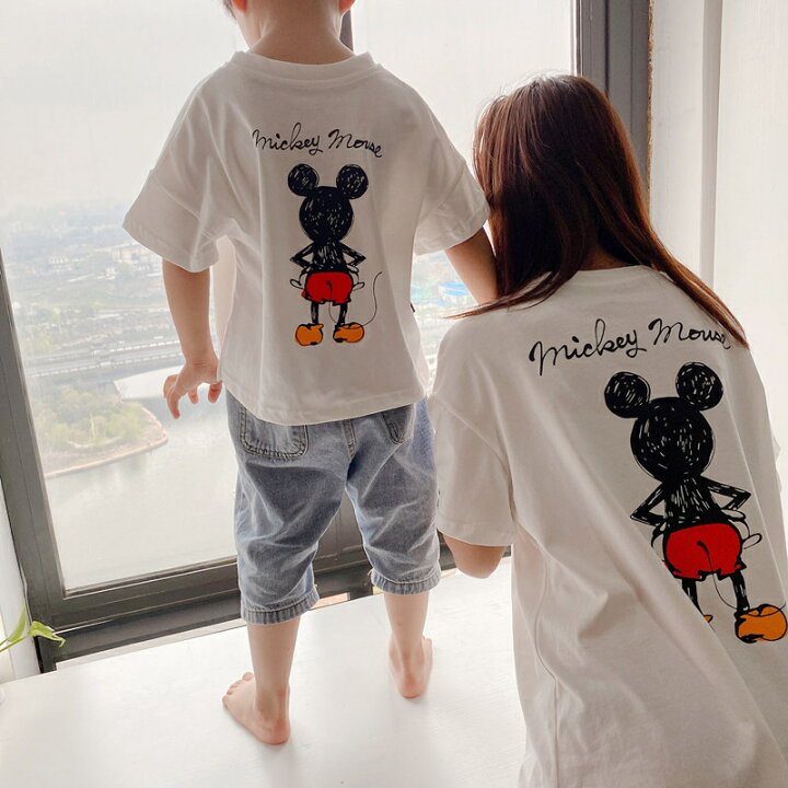 楽天市場 大决算 親子お揃い キャラクターtシャツ 半袖 大人かわいい デザインtシャツ 大きいサイズ 大人かわいい レディース 安い おしゃれ ダンス オシャレ セール 激安 Best Of Best