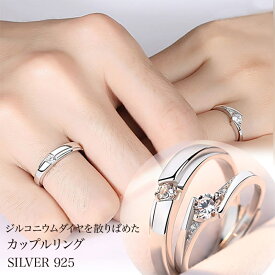 ペアリング バレンタインデー 永遠を誓う ペアリング 結婚指輪 恋人 レディース メンズ シルバー925 ギフト プレゼント 誕生日 記念日 フリーサイズ調整可能