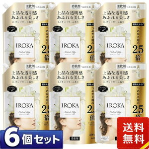 �t���A �t���O�����X IROKA �_��� �l�C�L�b�h�����[�̍��� �l�ߑւ� ������ 1200ml×6�܃Z�b�g