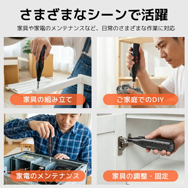 楽天市場】【先着限定クーポン利用で3,080円~】 電動ドライバー 12点 