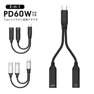 y60W PD 2-in-1}[dz Type-CwbhtH&[dA_v^[ USB-C 2in1 ^CvC CzWbNϊP[u  [d y