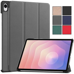 Galaxy Tab S11 SX-730 11�C���` 2025�N�ŗp PU�v �X�}�[�g �J�o�[ �P�[�X �O�܂� �X�^���h�@�\ �����x���@�\�Ή�(�u���b�N�A�l�C�r�[