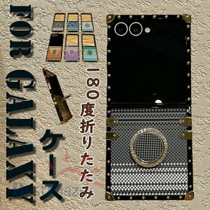 For Galaxy Z Flip8 �P�[�X �J�o�[ �L���L�� �����O�� ��l�C �ϏՌ� ������ For Galaxy Z Flip7 �P�[�X �J�o�[ 180�x�܂肽���� �_�C�������h���̑��� �w�ʕی� ���d�x �w��h�~ For Galaxy ZFlip6 �X�}�z�P